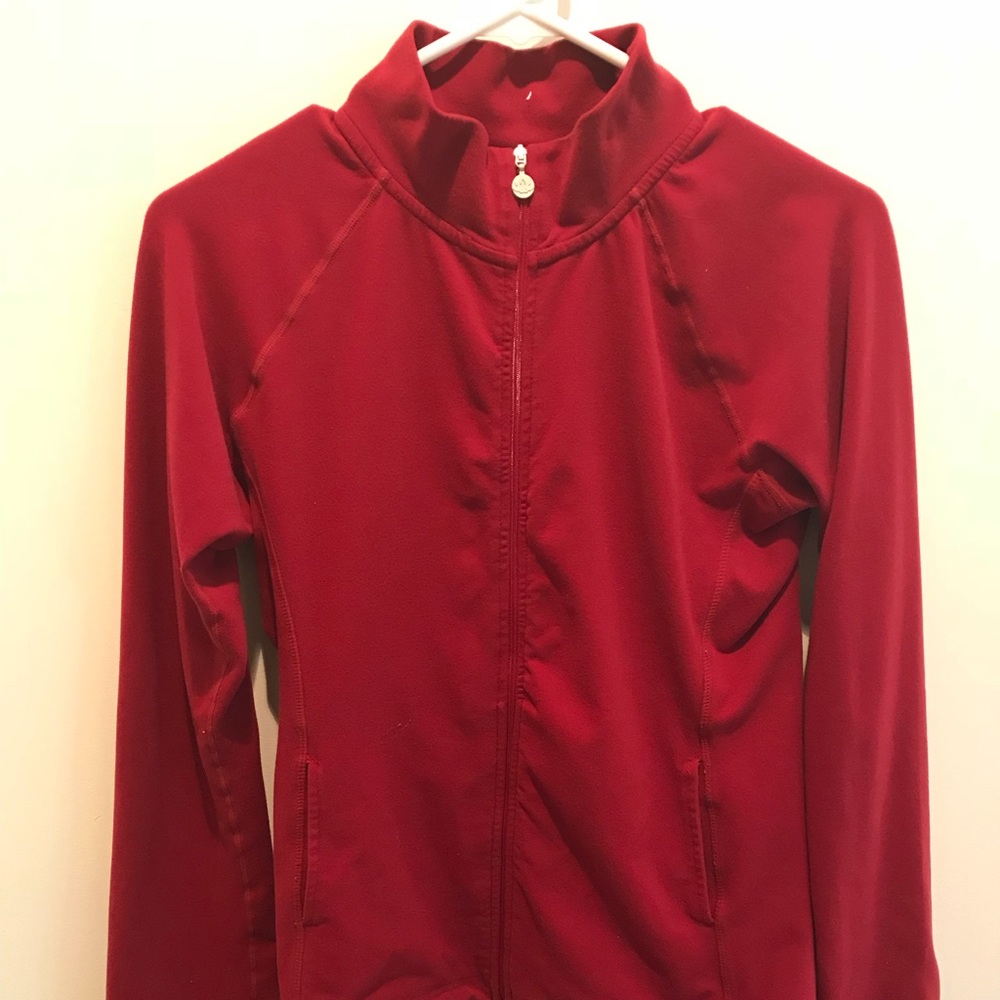 Beyond yoga red jacket size medium.